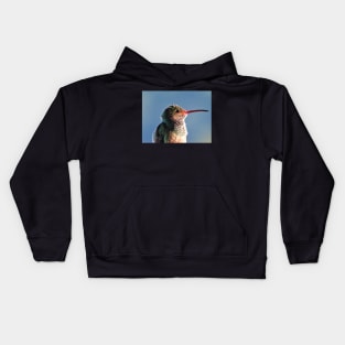 Hummingbird Macro Photo Kids Hoodie